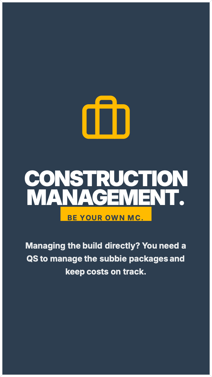 construction estimators