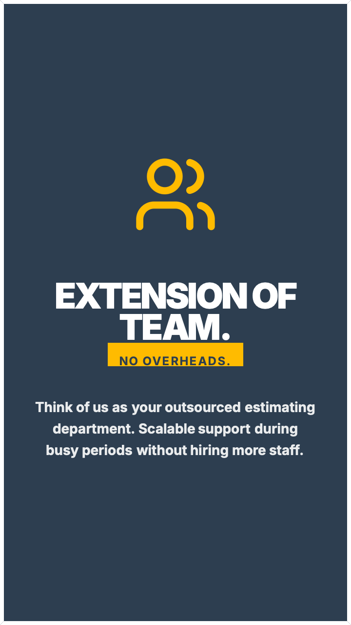 construction estimators