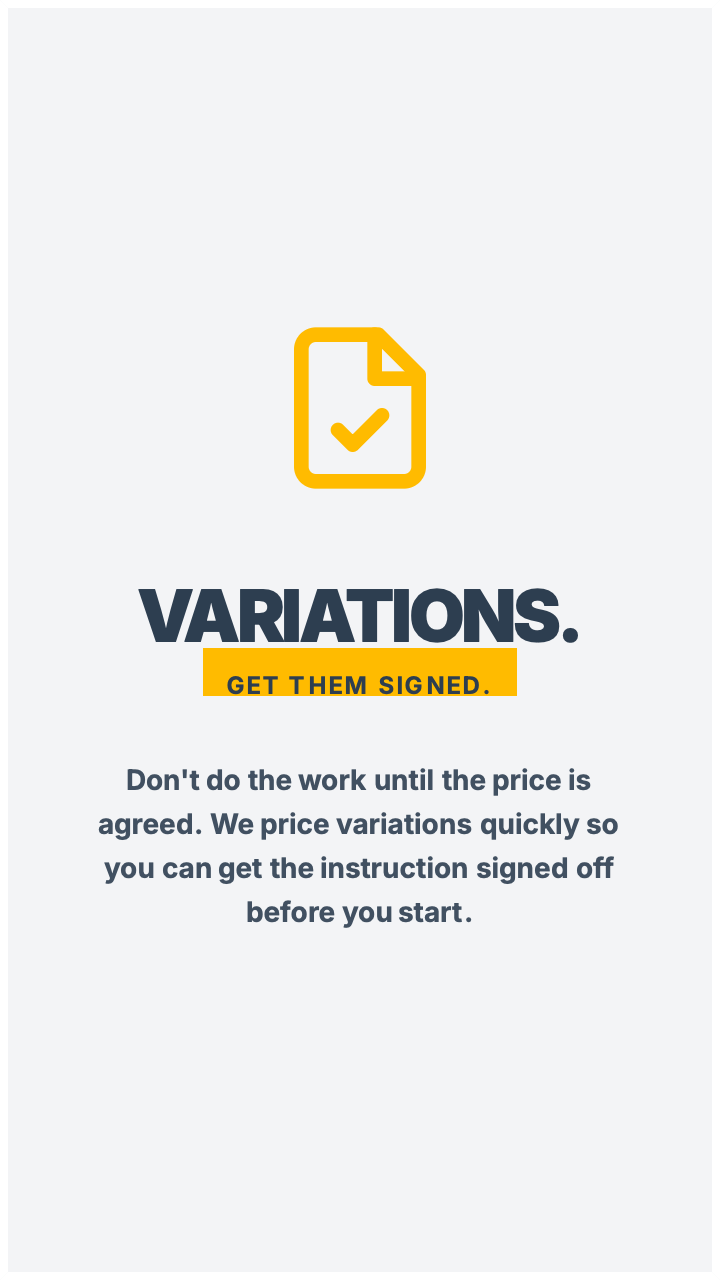 construction estimators